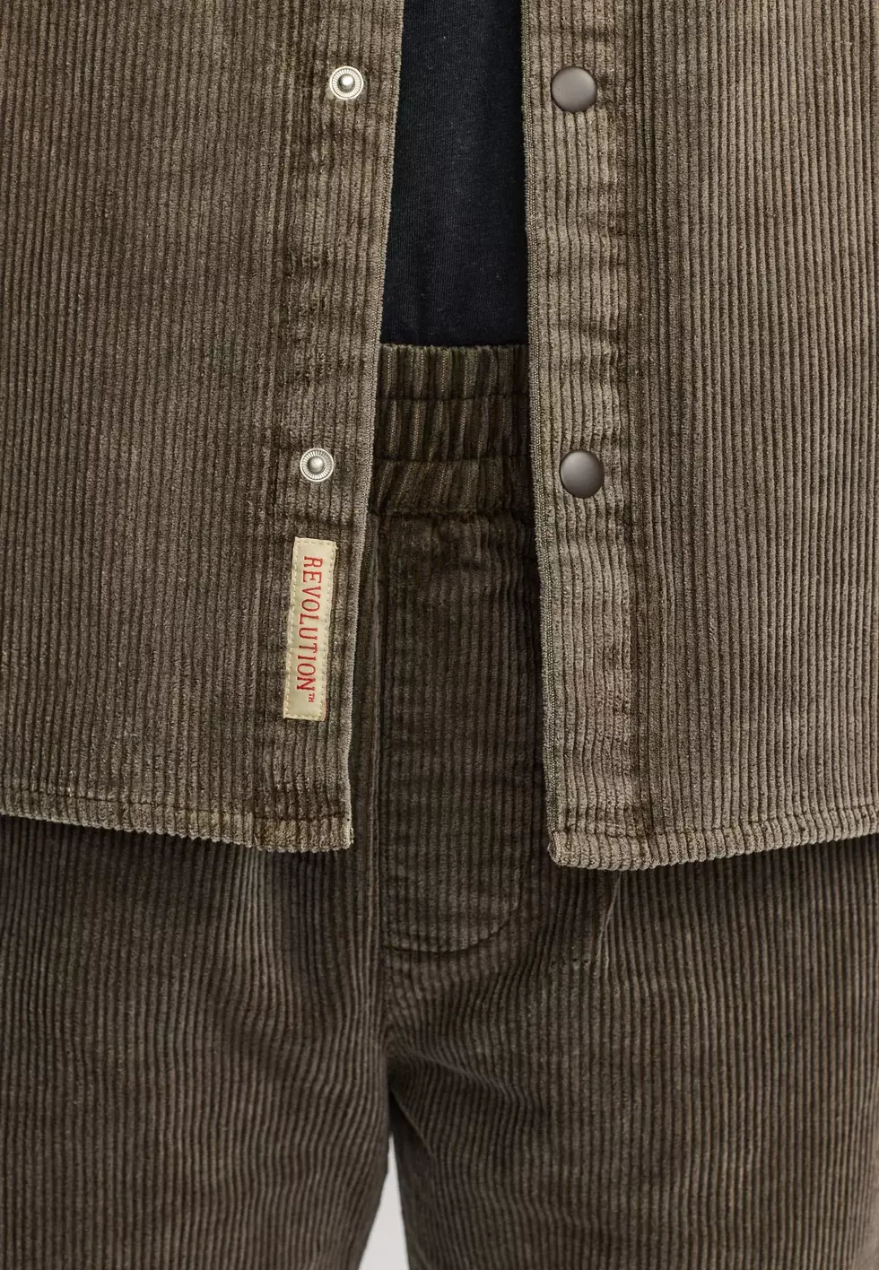 Revolution Worker Overshirt Brown Hemd Herren braun 